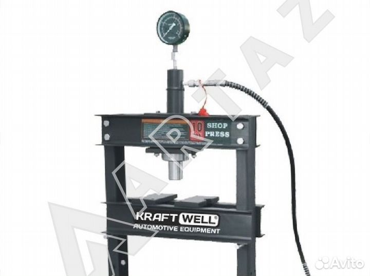 Пресс гидравлический гаражный 10т KraftWell krwpr1