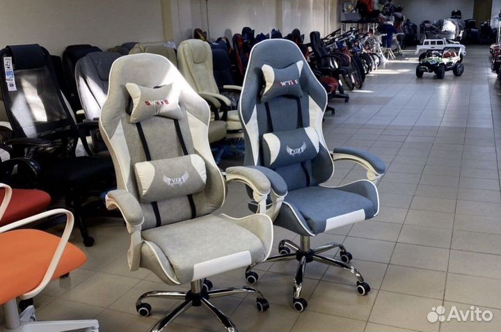 Игровое кресло велюр