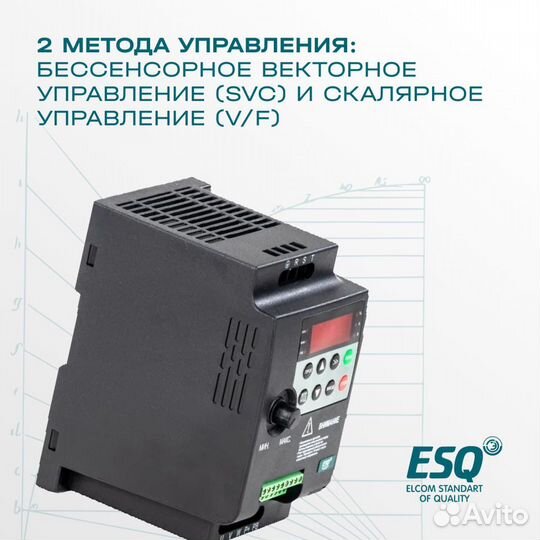 Частотный преобразователь ESQ-230 2.2 кВт 380В