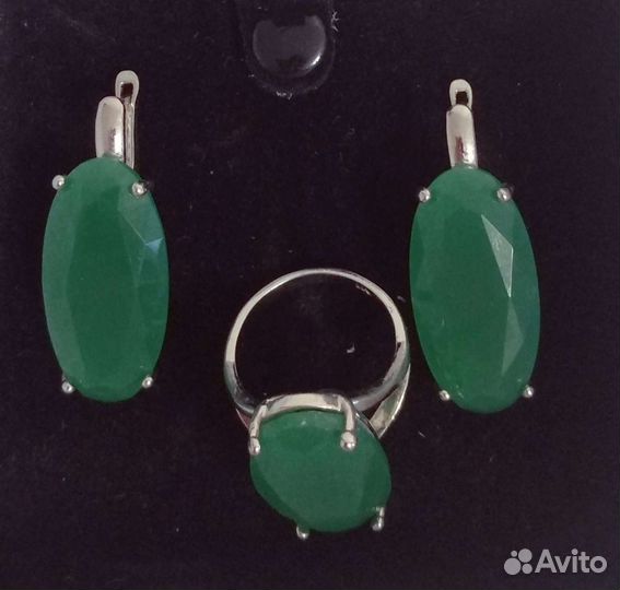 Набор кольцо и серьги