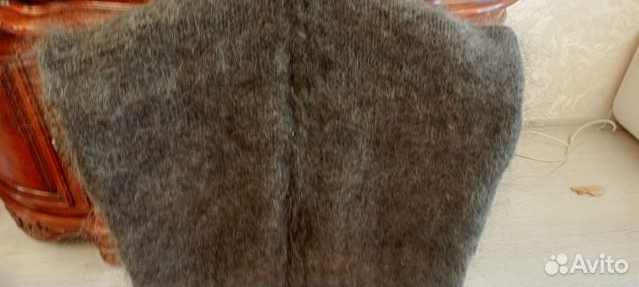 Вязаный свитер без рукавов 50-58 размер