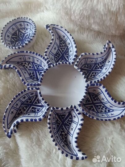 Менажница фарфоровая