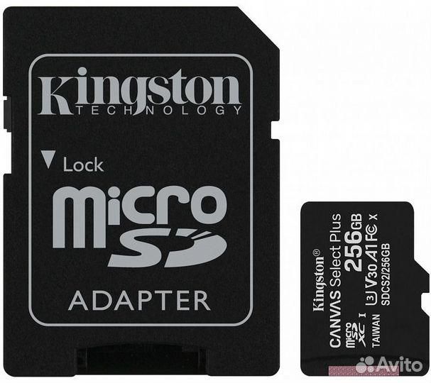 Карта памяти Kingston microsdxc Canvas Select Plus
