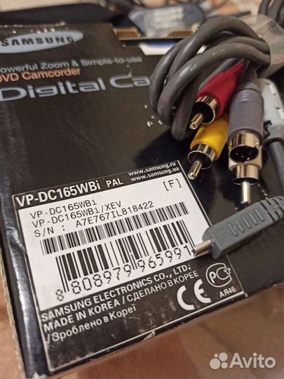 Видеокамера Samsung vp-dc165wbi