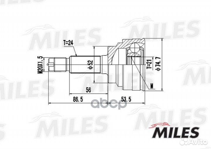 Шрус наружный mazda 323 1.3/1.4 85-89 (SKF vkja
