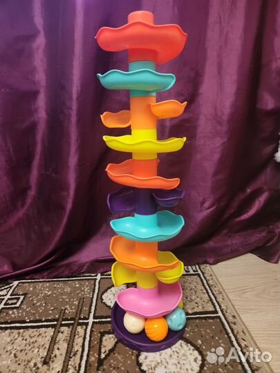 Трек-горка с шариками