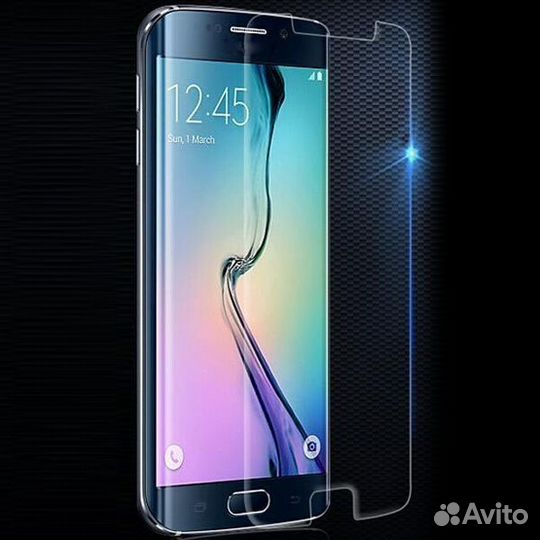 Стекло Защитное samsung S6 Edge (0.3мм-9H) 2.5D