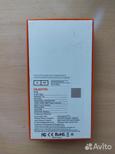 OUKITEL C22, 4/128 ГБ