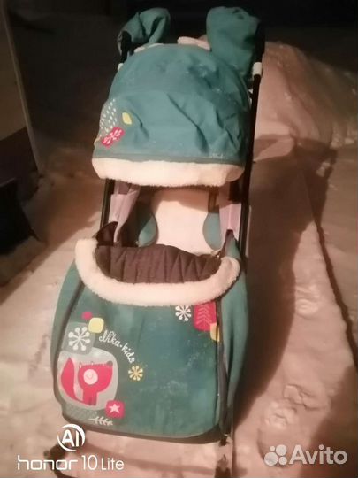 Детские санки коляска