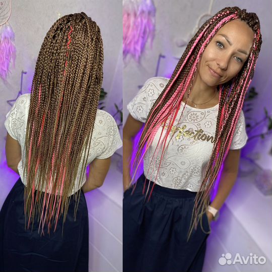 Афрохвост Брейды Боксёрские косы Афрокосы