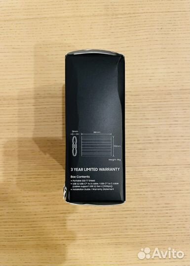 Samsung T7 shield portable SSD 4TB новый