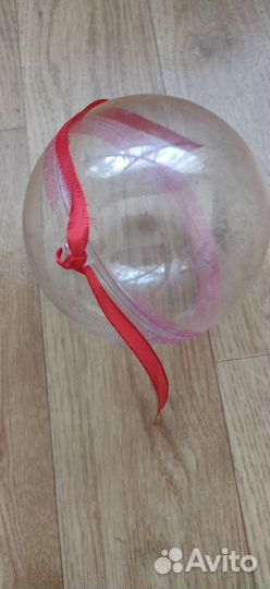 Подарочная упаковка шары пластиковые