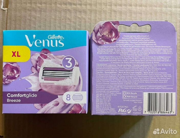 Gillette Venus Comfortglide Breeze 8 кассет