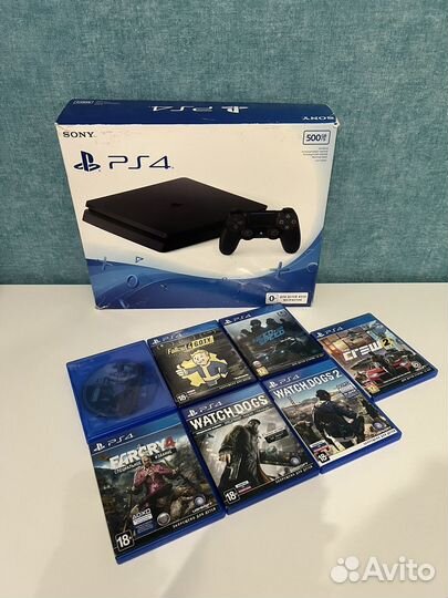 Игровая приставка ps4 бу