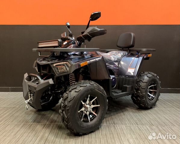 Квадроцикл Tao Motor ATV 200 Lux (Серый)