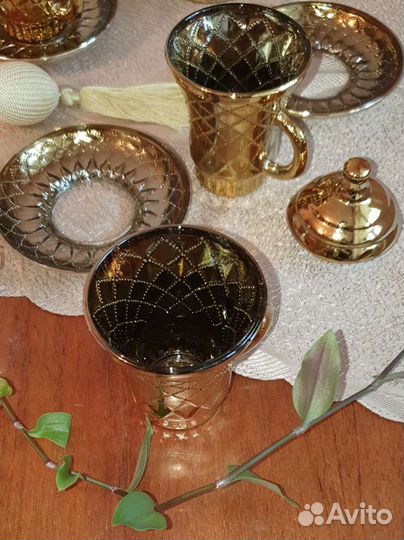 Винтажный кофейный сервиз