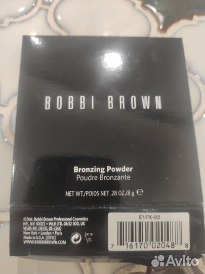Bobbi brown бронзер