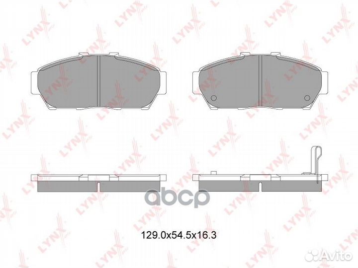 Колодки тормозные дисковые перед BD3433 LYN