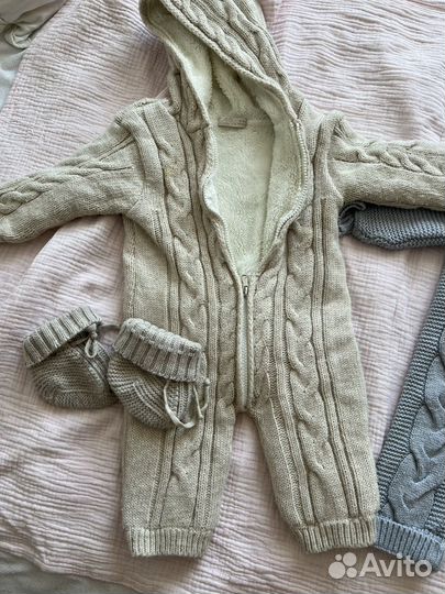 Вязаный костюм детский