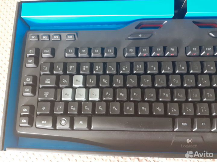 Игровая клавиатура Logitech G105 USB с подсветкой