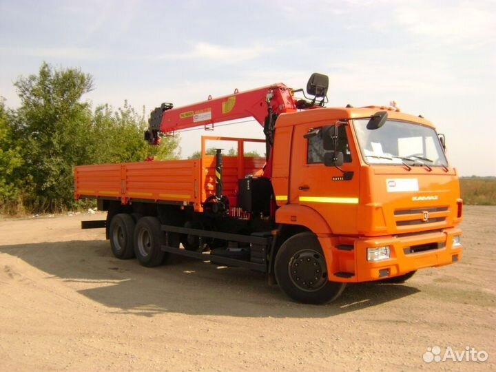 КАМАЗ 65115 с КМУ, 2024