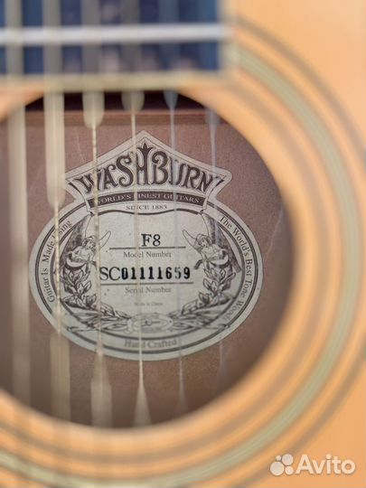 Акустическая гитара washburn