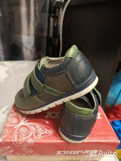 Полуботинки 24р-р натуральная кожа