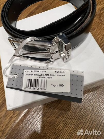 Новый кожаный мужской ремень