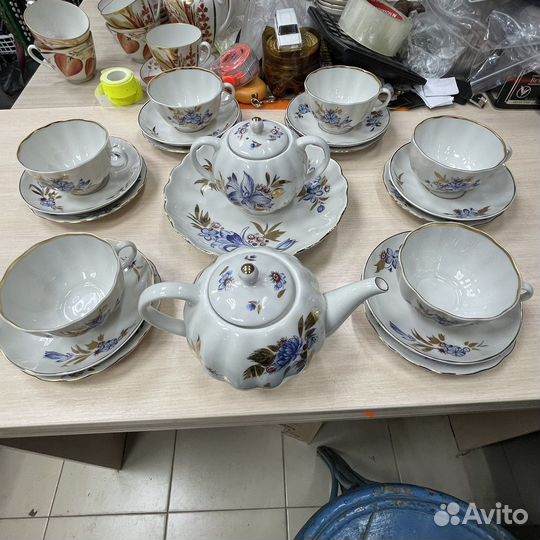 Чайный сервиз Лилия лфз СССР (Сзр)