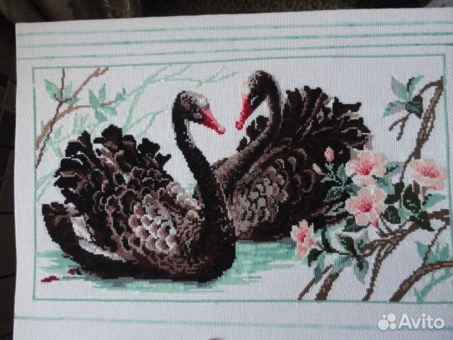 Влюбленная парочка, гобелен свежая авторская