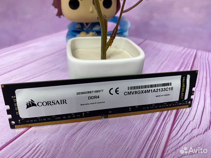 DDR4 Corsair Value Select 8 Gb (1x8)