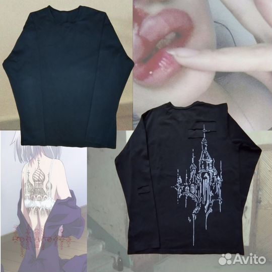 Лонгслив кастом