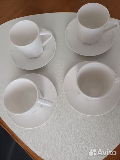 Чашка с блюдцем фарфор
