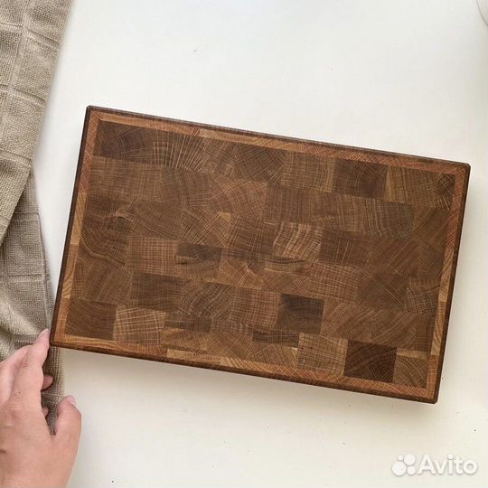 Торцевая разделочная доска 40/31см толщина 33