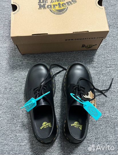 Dr Martens 1461 Bex Black на меху оригинал