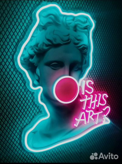 Неоновая вывеска изготовление