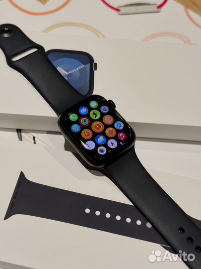 Apple Watch 9 45mm midnight идеал 100% оригинал