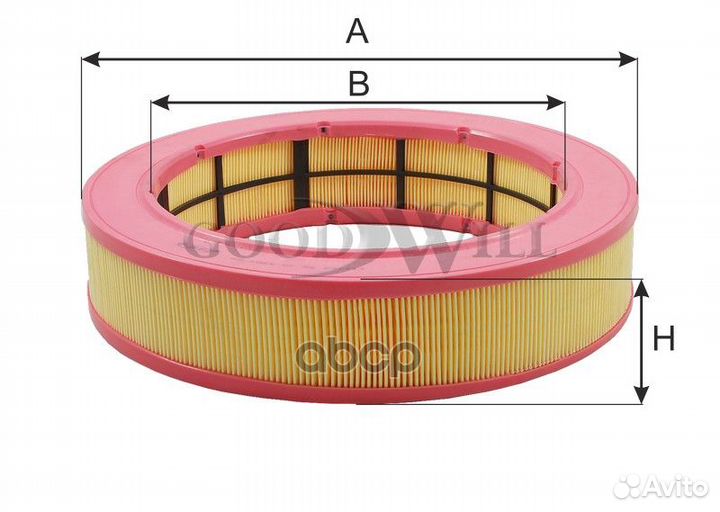 Фильтр салона hcv GoodWill 340