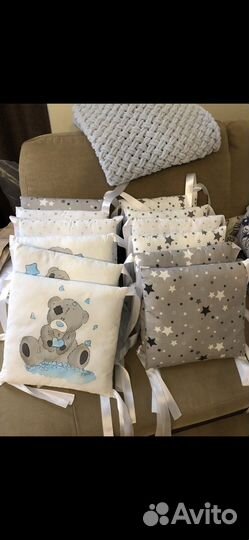 Бортики на кроватку