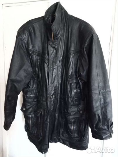 Кожаная куртка мужская