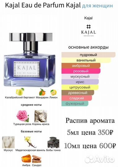 Парфюм Kajal Eau de Parfum Kajal распив