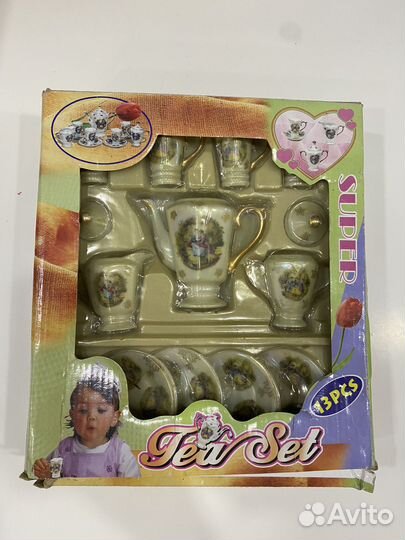Набор детской посуды керамика
