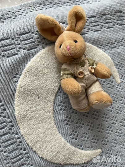 Плед детский вязаный на выписку