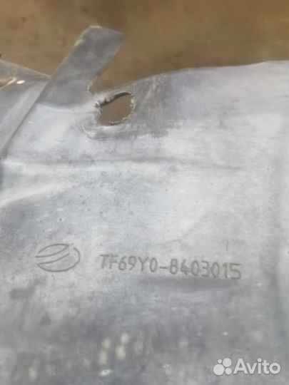 Подкрылок передний левый chevrolet lanos