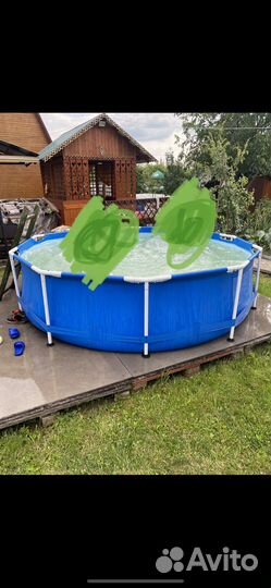 Каркасный бассейн intex