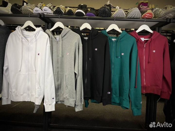 Зип худи champion