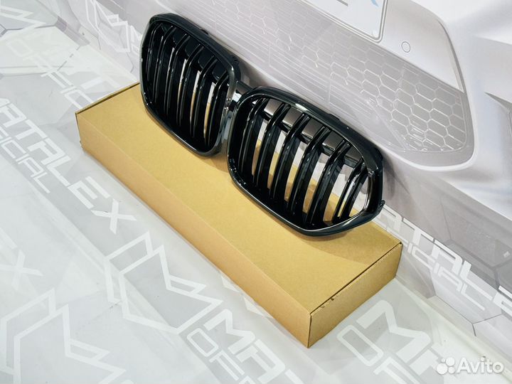 Решетка радиатора BMW X1 F48, Рест, М стиль