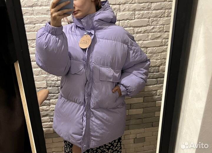 Парка зимняя 50 пуховик новый женский