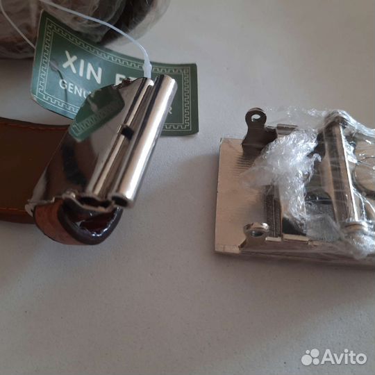 Мужской кожаный ремень из кожи крокодила/змеи