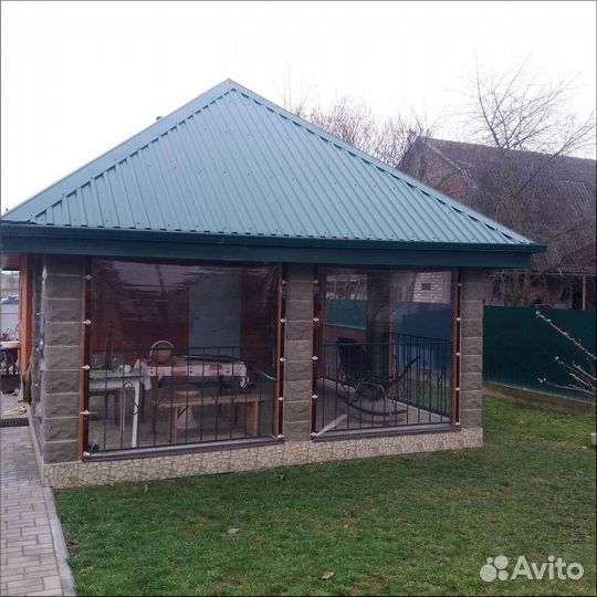 Мягкое окно для террасы